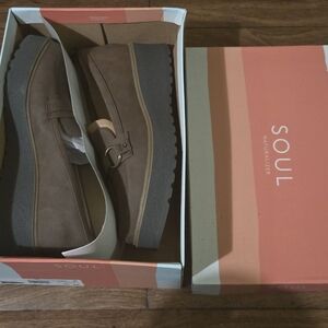 SOUL Naturalizer Brown Platform Loafers